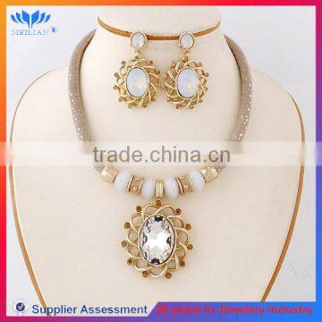 Zinc Alloy Latest Pendant Dubai Gold Jewelry Necklace