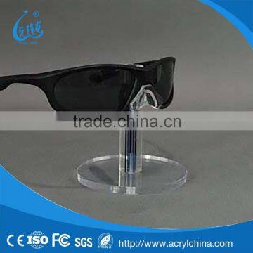 6mm new style clear acrylic sunglasses display stand with 90*90*90mm