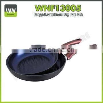 2PCS FORGED ALUMINUM FRY PAN SET