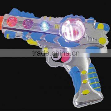 Flashing Spinner Space Gun with Sound