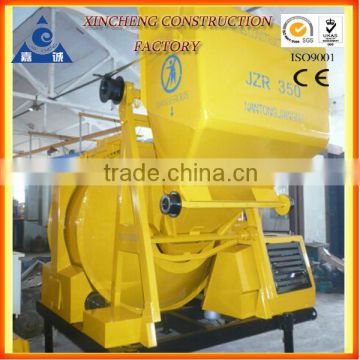 Movable and Portable JZR350 diesel rolling drum cement mixer