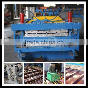 double layer manufacturer machine for roofing sheet ,roof plate making machine