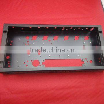 custom black powder coating aluminum case aluminum chassis