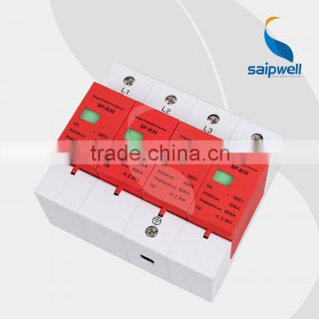 SAIP/SAIPWELL China New 4 Poles 385/440V IP65 Electrical Power Surge Protection Device