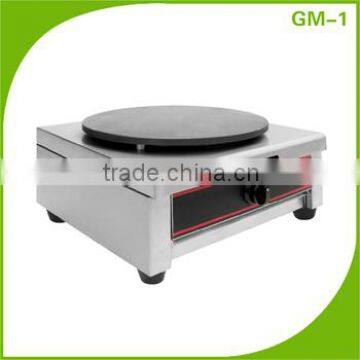 Hotel Restaurant Equipment Gas Single Plate Crepe Maker Machine/Roti Maker GM-1