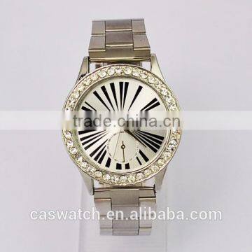 Fancy Zinc alloy band Smart QZ watch for lady