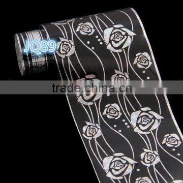 Rose flower Laser 1 Roll Nail Transfer Sticker Tips Decoration Accessories Hotsale