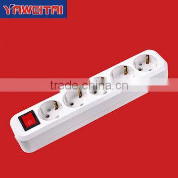 russia extension socket 5 gang with on/off switch and grounding