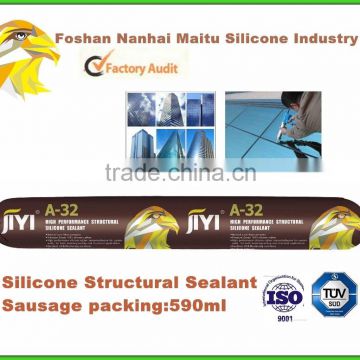 100% RTV Silicone rubber/Silicone building sealant