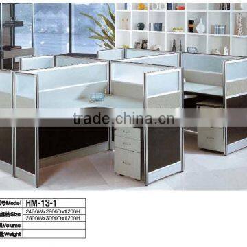 Popular high wall office cubicle design