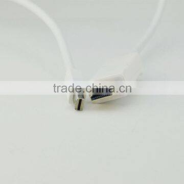 Multifuction Gold Plated Hdmi to Mini dp Converter Cable for Data Transmission photo-3