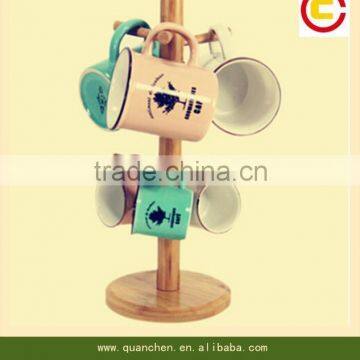 Fashionable Bamboo Mug Tree