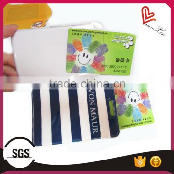 pvc card holder business plastic id card pouch