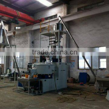 PVC hot and cool mixing machine for sale with dust collectors