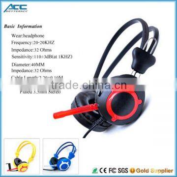On-ear Headphone With Mic For Computer Gaming Player