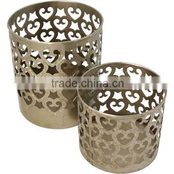 VOTIVE HOLDER, IRON VOTIVE HOLDER, DECORATIVE VOTIVE HOLDER