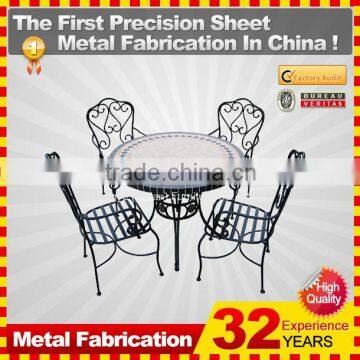 kindle 2014 new professional customized galvanized folding art metal chair