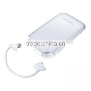 Promotional portable mobile chager hand crank power bank for smartphones