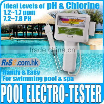 Swimming Pool Water pH & Cl2 Level Tester Chlorine Tester spa water quality