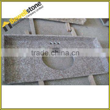 Chinese Domestic Stone Prefab 42 inch Cheap G664 Granite Bathroom Vanity