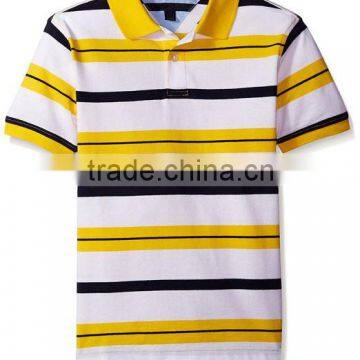 High quality men striped polo shirt