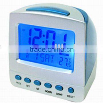 digital talking chime alarm clock with calendar