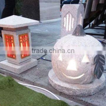 Stone Lantern, pumpkin shape, customized, garden products