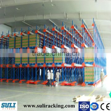 High effciency radio shuttle racking