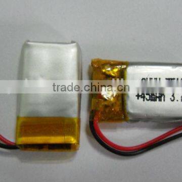 Prismatic rechargeable li-polymer battery cell for Video camera