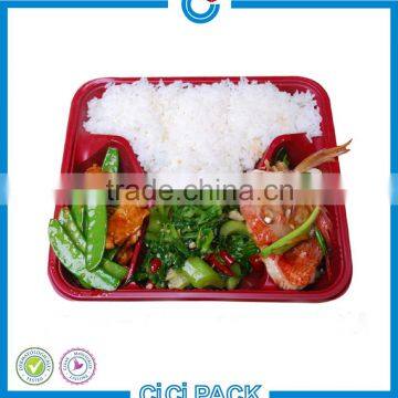 Wholesale 4-compartment Bento Lunch Box,Disposable Safe Kitchen Product Plastic Food Container photo-2