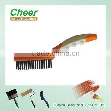 steel/brass wire cleaning brush with stainless steel wire wheel brush