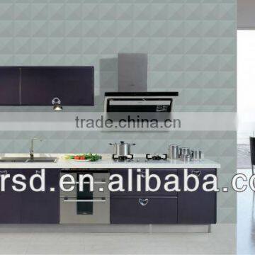 MDF shutters kitchen cabinet-Z005