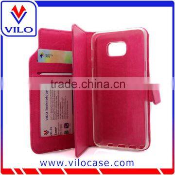 OEM Card Holder Wallet Leather Case for Samsung Galaxy Note 5 photo-4