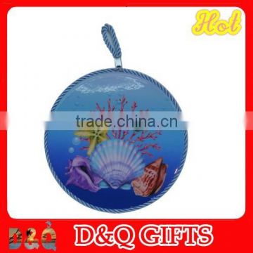 Hot decoration Ceramic Souvenir Pan Trivet