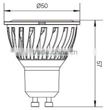 LG LED Lamp PAR16 6W 310lm GU10 25,000h Dimmable P0627G25T11 photo-2