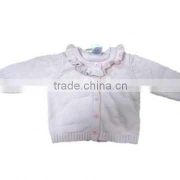 newborn baby girl cute sweater with lace baby girls cotton sweater