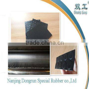 round dot pattern SBR rubber sheet