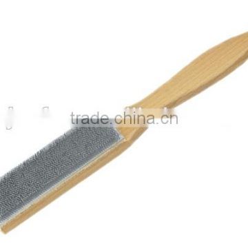 Ultra-fine Hardened Steel Wire File Cleaner with Hardwood Handle