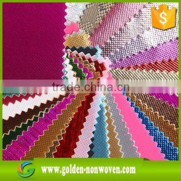 Factory manufacture non woven fabric coated with PE Film for non woven bag, sofa fabrics,80gsm non woven cloth for spunbond bag