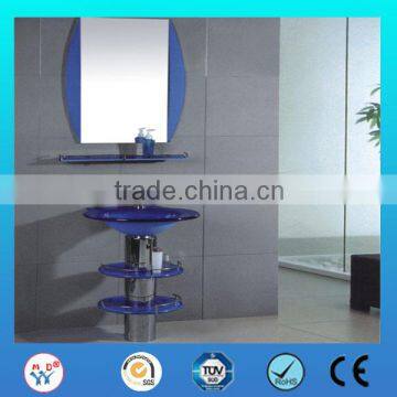 Pure Manual Chromatic Colour Bathroom Glass Basin/sink(WMD-54) photo-4