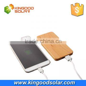 2016 Newest Portable 4000mah Wooden Rohs Power Bank Charger photo-3