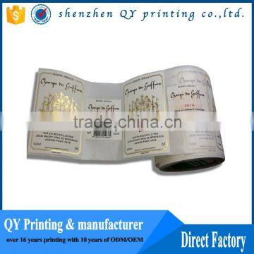 custom self adhesive labels,waterproof self adhesive roll stickers