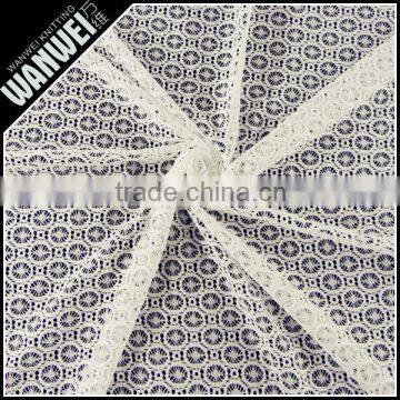 6 Discount Hot Sales High Quality Heavy Fabric Big Lace Design Multi Color White and Pink Guipure Long Dress Lace 7055 photo-6