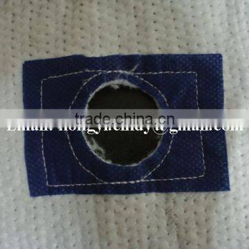 100%recycled Cotton Floor Mop Cloth With Blue Patch and Hole in Center Quality Choice photo-6