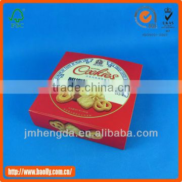 Made In China Color Printed Biscuits Corrugated Food Paper Box With Custom Design