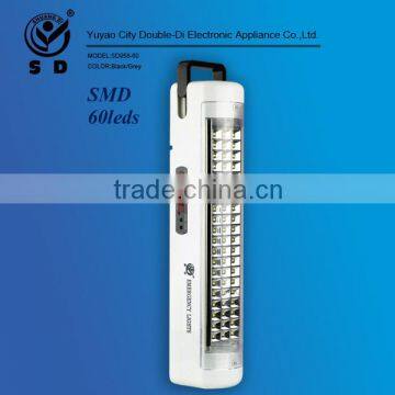 60leds 2835 SMD led rechargeable emergency circuit light and wall light wall lamp