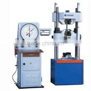 WE Series Hydraulic Universal Testing Machine price Universal testing machine working