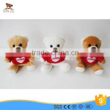 5inch sitting mini teddy bear plush toy