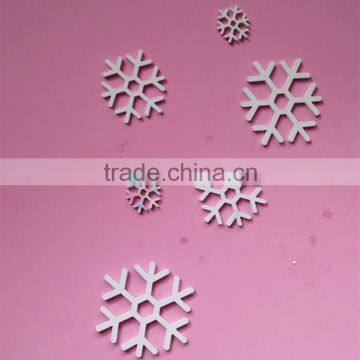 School Dormitory Exquisite White Snowflakes Stick Shelf Wall Decoration New Design photo-4