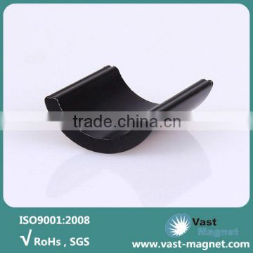 Black epoxy coating rare earth neodymium magnet tiles